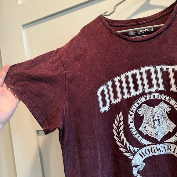 Warner Bros. Hogwarts Quidditch 2XL Maroon Tee - Picture 4 of 7